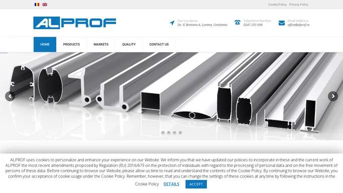 Alprof | Aluminium Extrusion Company