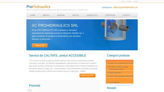 ProHidraulics - Produse Hidraulice, Produse Pneumatice, Transair, Lubrificare