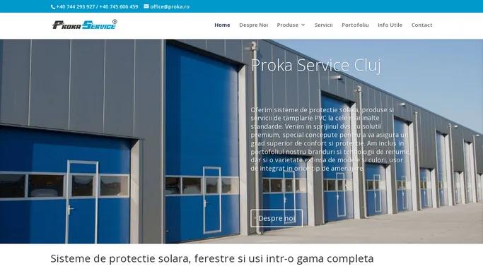 Sisteme de protectie solara, ferestre si usi - Proka Service Cluj