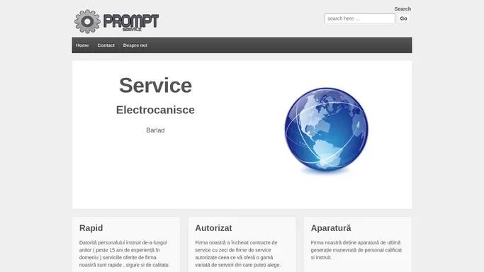Prompt Service Barlad | Service electrocasnice