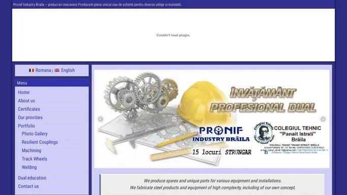 Pronif Industry - prelucrari mecanice