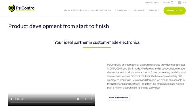 Product development from start to finish | PsiControl