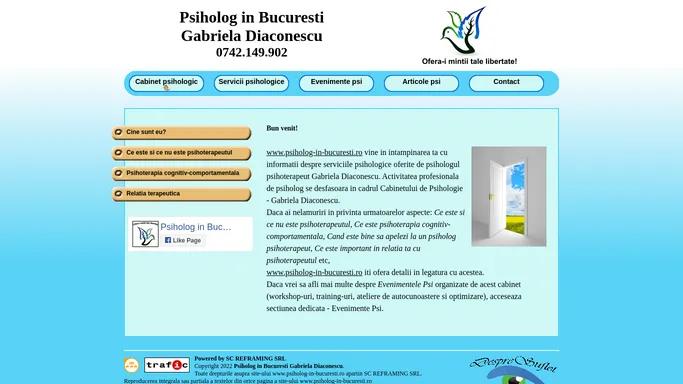 Cabinet psihologic | Psiholog in Bucuresti