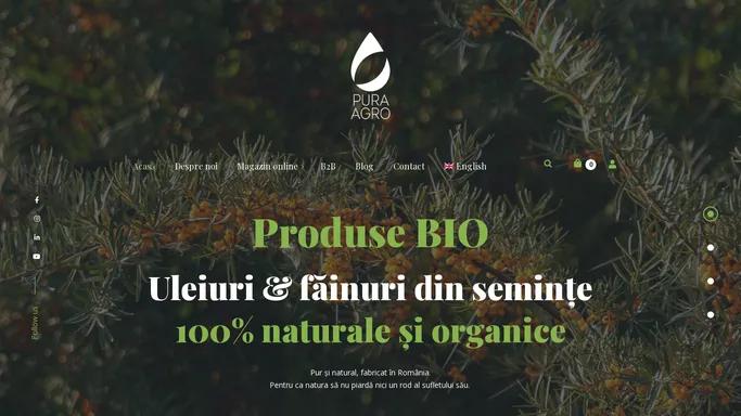 Produse BIO, Produse organice, Uleiuri BIO, Fainuri BIO, 100% naturale