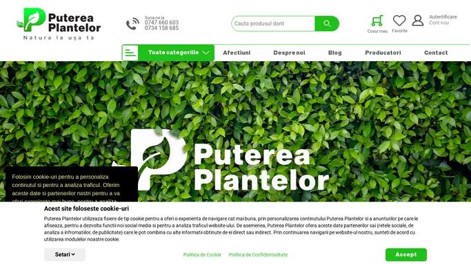 Produse Naturiste • Magazin Online cu Produse Bio • Puterea Plantelor
