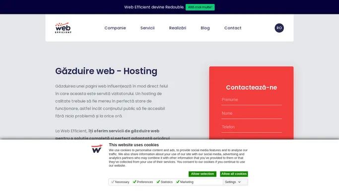 Hosting, Gazduire web – Web Efficient