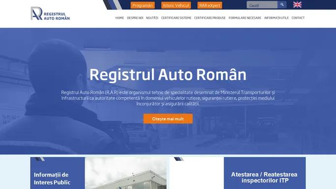 Registrul Auto Roman R.A.
