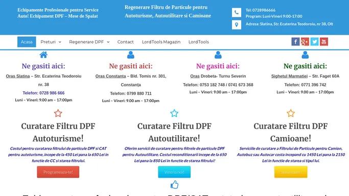 DPF Cleaning! curatare profesionala a filtrelor auto dpf