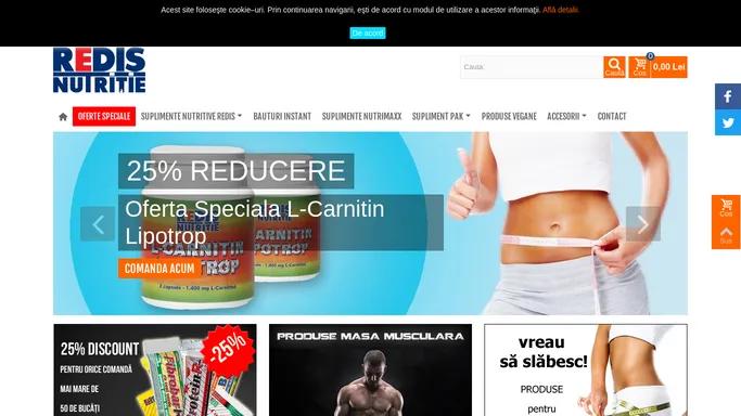 Redis Nutritie - magazin online de suplimente nutritive - Redis Nutritie