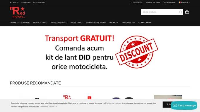 RedMotors - Magazin online de piese moto, accesorii moto, ,consumabile moto si echipamente moto.