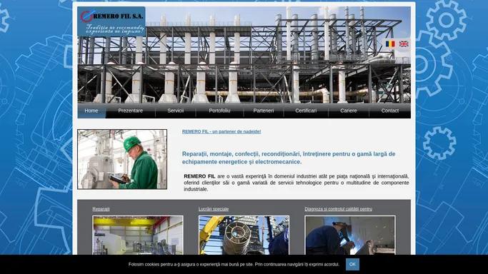 Servicii de intretinere si montaj industrial | Remero Fil Prahova Romania