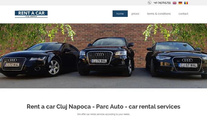 Rent a car Cluj Napoca - Parc Auto - car rental services