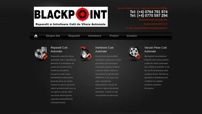 Reparatii Cutii de Viteze Automate Bucuresti BlackPoint International