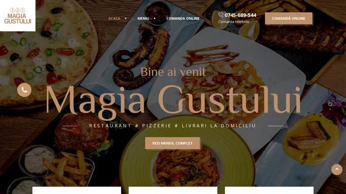 Restaurant Magia Gustului - Livrari la domiciliu Botosani