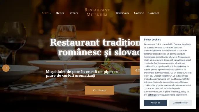Restaurant Millenium - Comanda si achita online - Restaurant Millenium