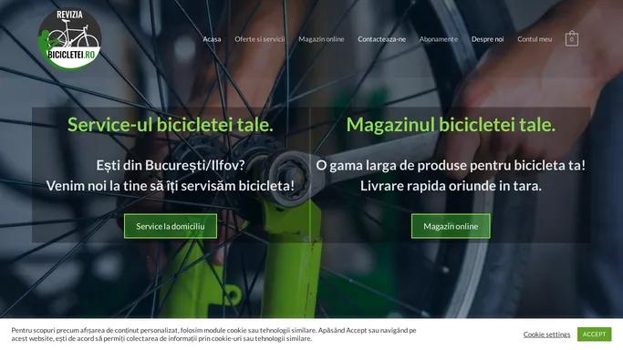 Revizia Bicicletei: Service de biciclete la domiciliu
