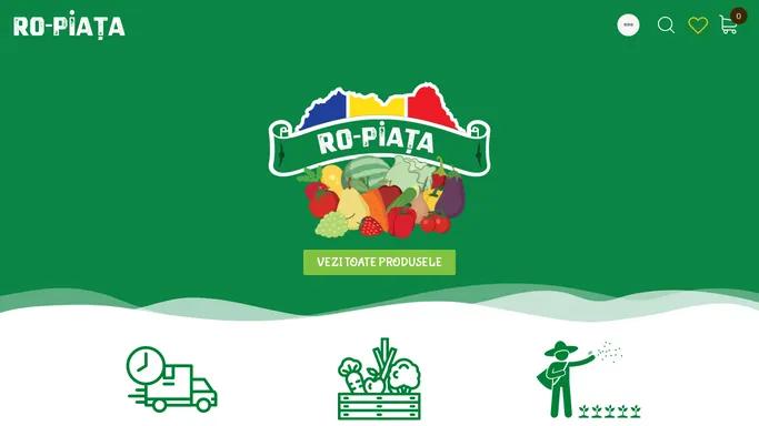 Ro-Piata - magazin online cu fructe si legume 100% romanesti