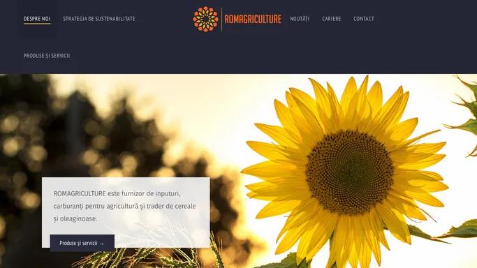 Romagriculture – Furnizor de inputuri, carburanti pentru agricultura si trader de cereale si oleagenoase