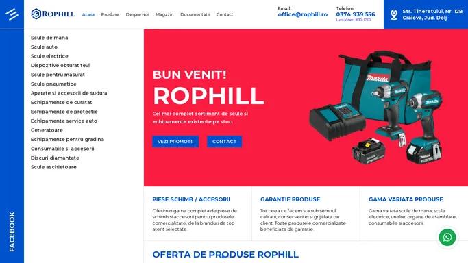 Rophill - magazin scule, echipamente, utilaje si accesorii