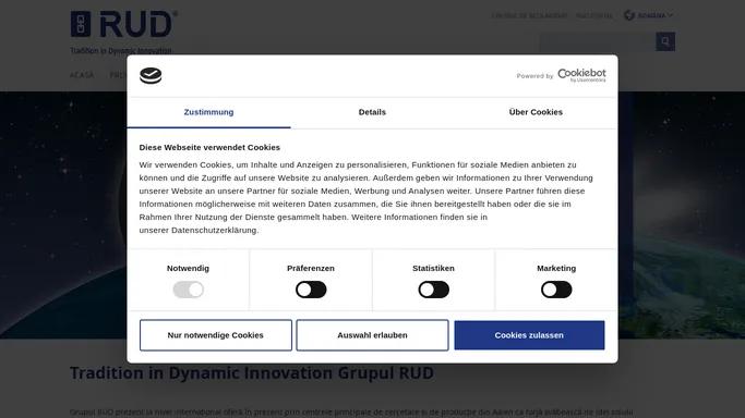 Tradition in Dynamic Innovation Grupul RUD: RUD