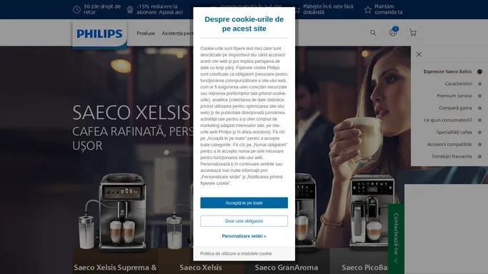 Espressoare automate Saeco | Philips