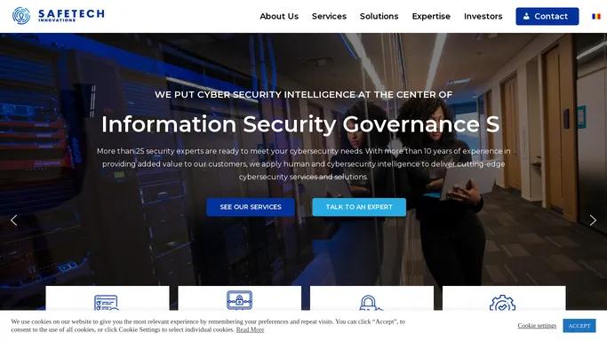 Safetech Innovations - Applied cybersecurity intelligence services