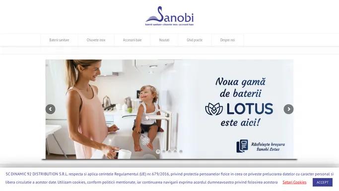 Sanobi – baterii sanitare • chiuvete inox • accesorii baie