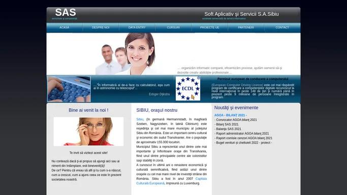 SAS Sibiu -cursuri Word, Excel, PowerPoint, Access,...inchirieri birouri