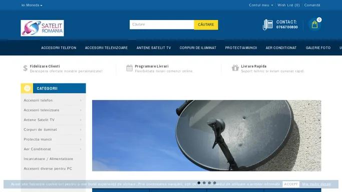 Antene si Receptoare Satelit TV–Adaptoare TV Online|Satelit Romania