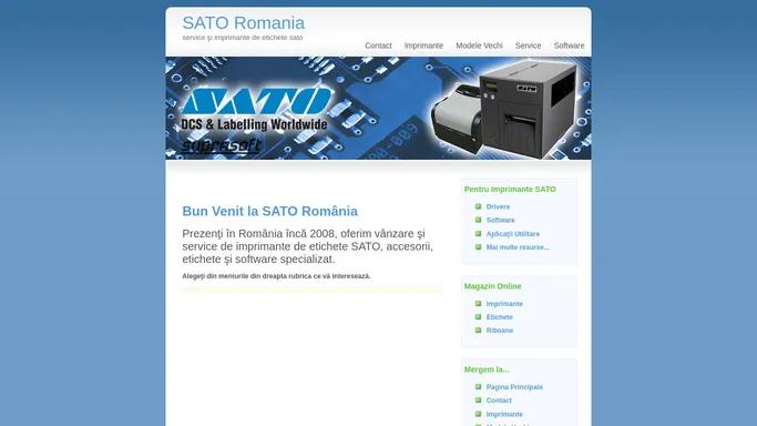 SATO Romania - Importator oficial imprimante termice SATO si service autorizat