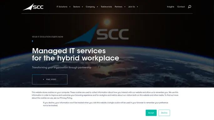 SCC - Managed IT Services Enabling the Modern Workplace