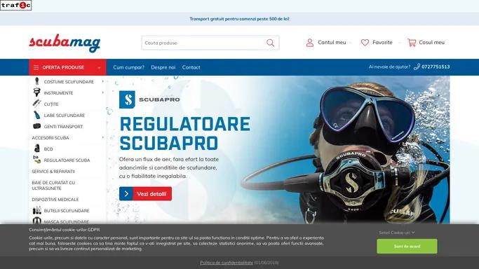 SCUBAMAG - Magazin online de echipamente, accesorii si tehnica de scufundare