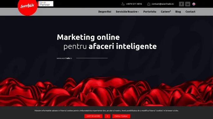 Agentie Marketing Online - Partener Google Premier - Peste 80 Clienti Activi