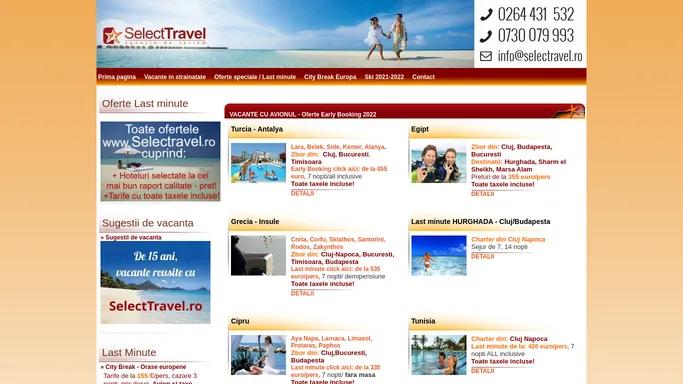 Agentie de turism Select Travel - Oferte de vacanta 2021