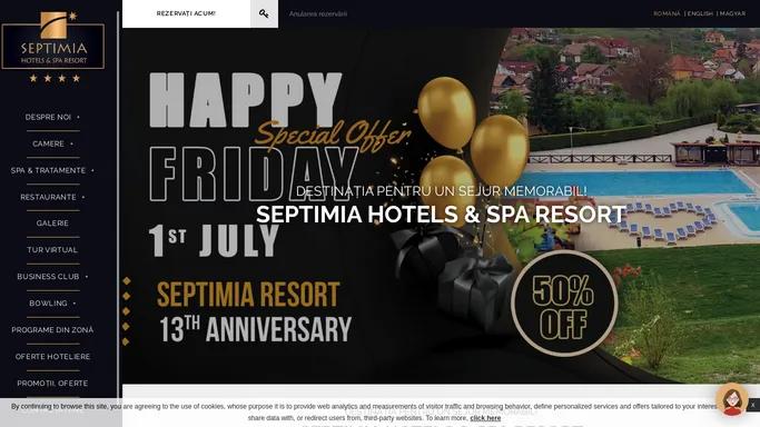 Septimia Hotels & SPA Resort in centrul Romaniei langa Muntii Harghita - Rezervati un hotel in Odorheiu Secuiesc