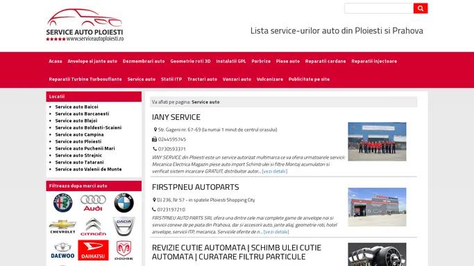 Service auto Ploiesti. Lista service-uri auto din Ploiesti si Prahova | serviceautoploiesti.ro