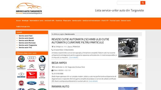 Service-uri auto Targoviste | serviceuriautotargoviste.ro
