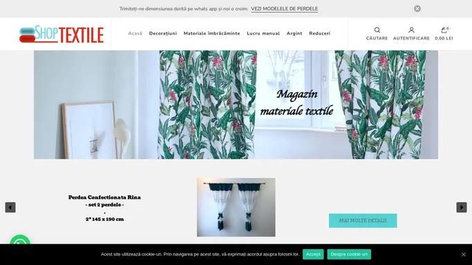 Shop Textile - Materiale textile online - DENISA DO SRL Timisoara