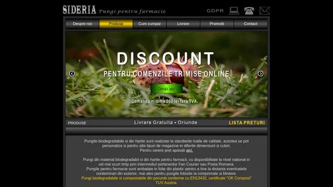 Sideria Development - Produse