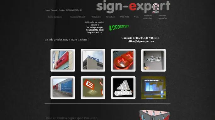 Sign-Expert :litere volumetrice, reclame luminoase bucuresti, led, totem, firme, aluminiu, casete