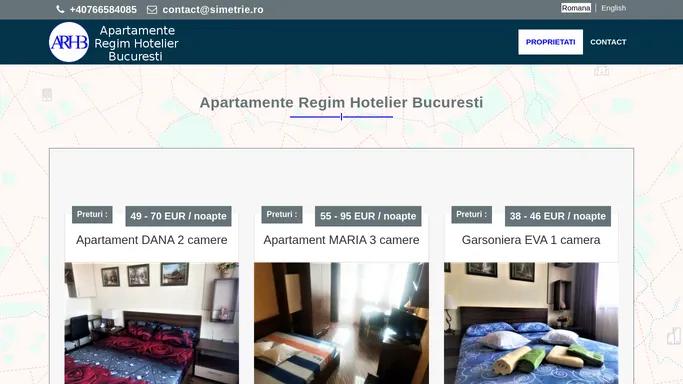 Apartamente Regim Hotelier Bucuresti | Cazare