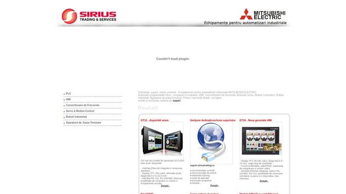 Sirius Trading and Services - Echipamente pentru automatizari MITSUBISHI ELECTRIC
