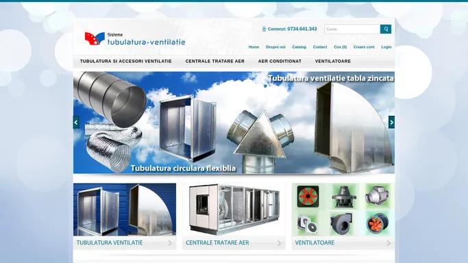 Sisteme tubulatura ventilatie - Comercializam sisteme de ventilatie profesionala...