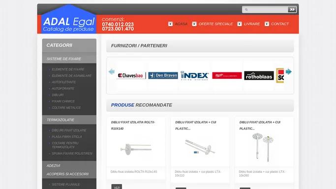 ADAL EGAL SRL - Catalog de produse