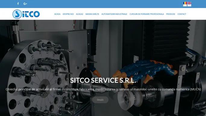 Sitco Service - fabricarea, modernizarea si service-ul masinilor-unelte cu comanda numerica (MUCN)