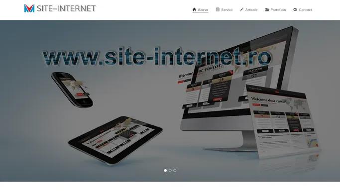 WWW.SITE-INTERNET.RO - Realizare si optimizare site-uri web Brasov, Bucuresti, Romania