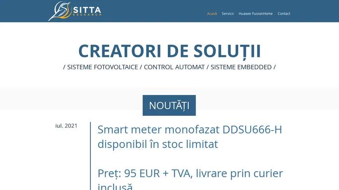 Sitta Research - Distribuitor oficial Huawei Solar