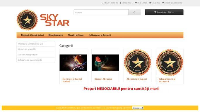 SkySTAR - Produse Abrazive de Calitate
