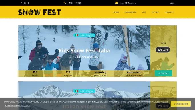 Snow Fest - LES 2 ALPES, Ski Franta
