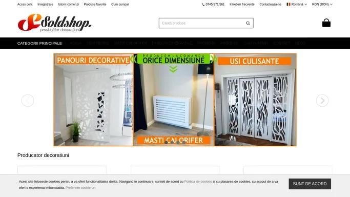 Producator decoratiuni panouri decorative & masti calorifer - Magazin Online Traforate | Soldshop.ro